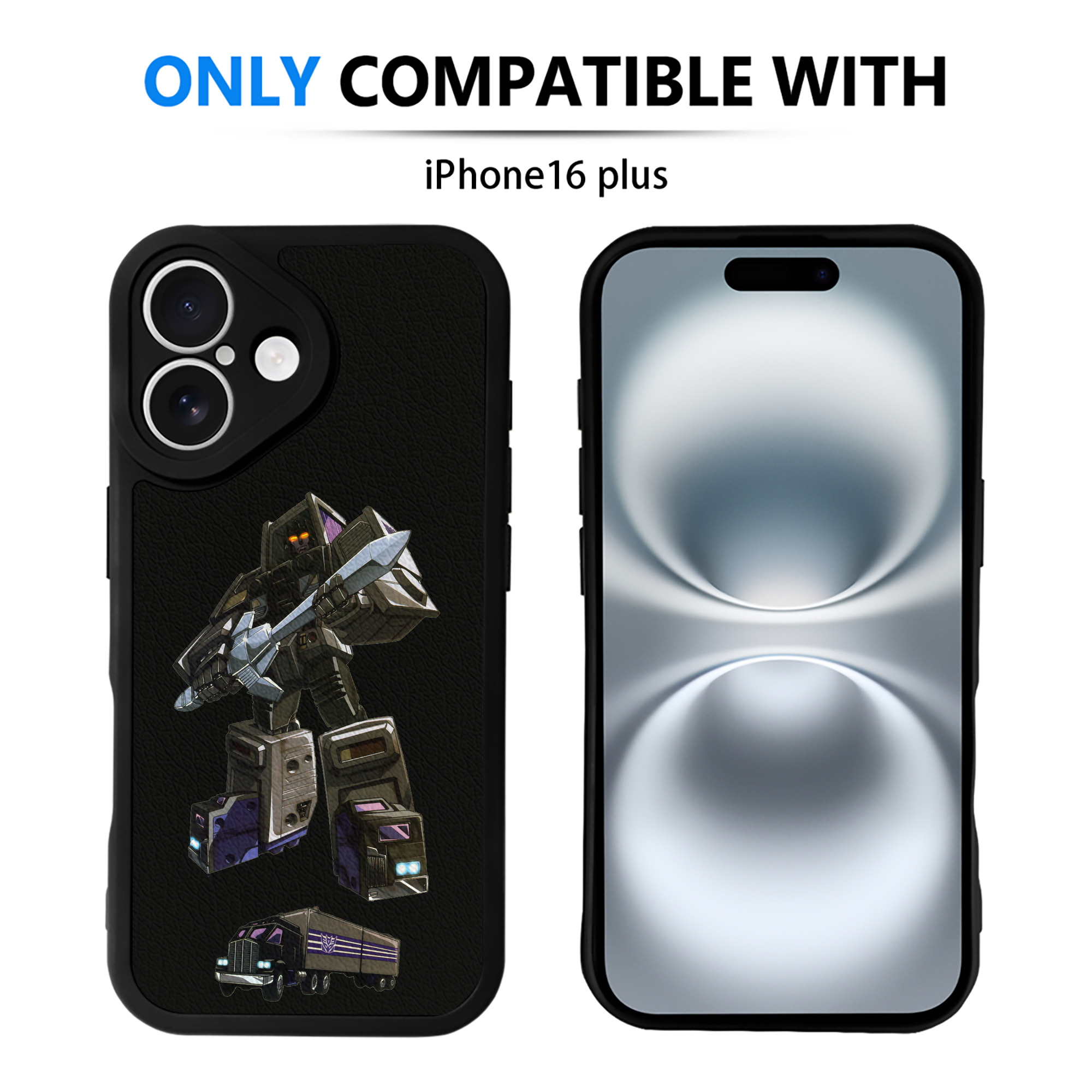 （画像用）  【iPhone 16シリーズ対応】シリコンスマホケース（レザー調） 材質：シリコン
